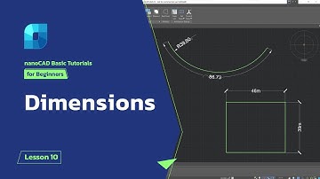 Dimensions in nanoCAD - nanoCAD Platform Tutorial - Lesson 10