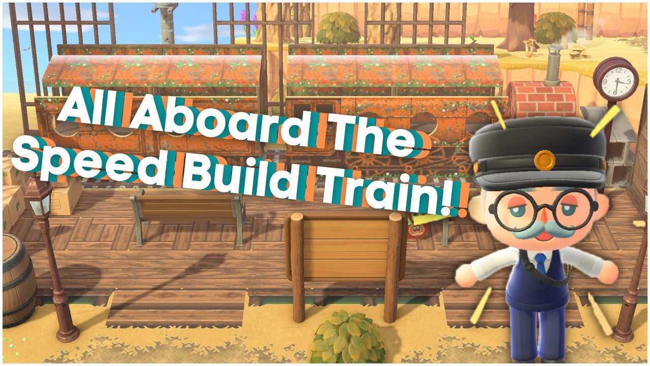 Crafting the Wildest Westest Train Station in ACNH! ACNH Speed