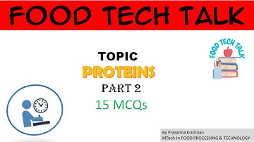 Proteins Important Questions | Food Technology MCQ
