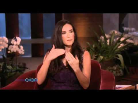 Demi Moore Talks About Her Missing Two Front Teeth, Inhales Helium With Jimmy Fallon