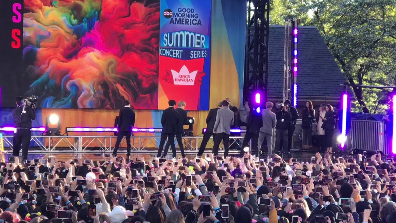 BTS Perfrom Boy With Luv on GMA (Rehearsal)| Queen Domo