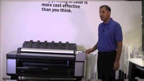 HP Designjet T3500 Production eMFP How to Use Video Series - Product Introduction