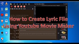 How to create lyric file (.rzlrc) using Youtube Movie Maker App? screenshot 4