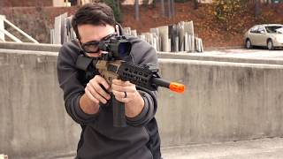 Pistola Airsoft Tippmann BT M4 CQB RIS AEG de 10,5 – Lone Wolf Paintball