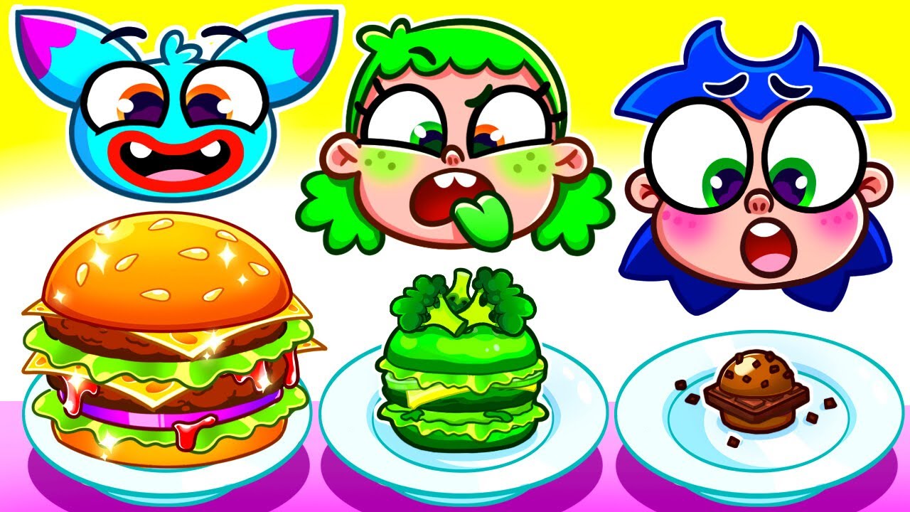 Big, Medium, and Small Plate Challenge | Songs for Kids & Nursery Rhymes | Toonzey Songs