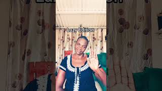 Put A Finger Down Lazy Edition