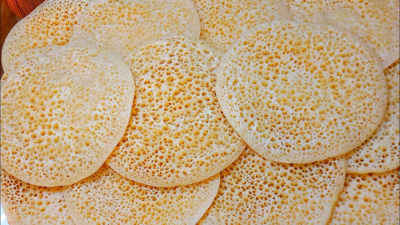 بغرير بالقمح الكامل بدون دقيق أبيض مشهد و خفيف و لذيذ جدا ناجح و مضمون من أول تجربة👌🇲🇦