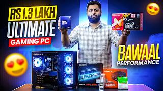 Rs 1.3 Lakh Ultimate Gaming PC Build!🔥(RX 9060 XT 16GB)