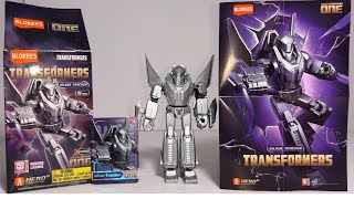 Transformers One silver tracker review. Blokees movie limited edition comparison & figure review.