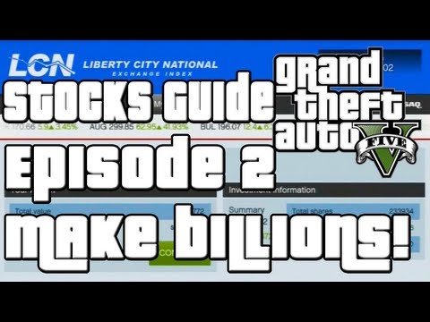 GTA 5 How To Make a Billion Dollars Stock Market Guide Ep 2