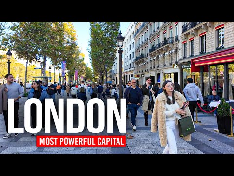 LONDON, England 🇬🇧 Europe’s Most Powerful Capital | 4K Walking Tour