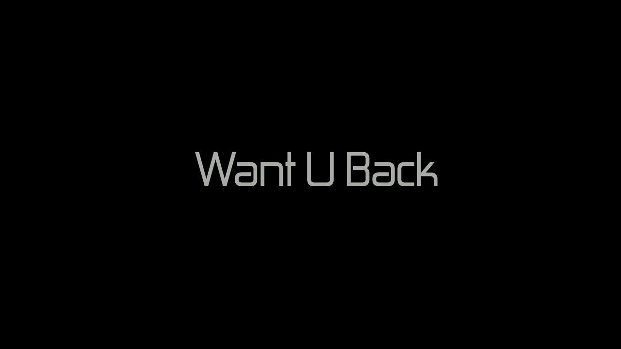 Kayou. — Want u back. Wont back