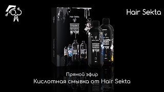 Кислотная смывка от Hair Sekta | Полный мастер-класс |  Прямой эфир для партнеров