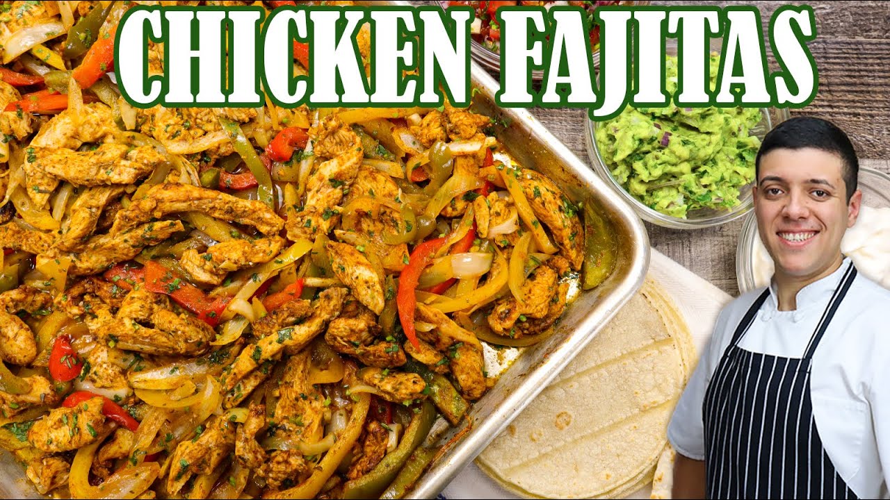 How to Make Chicken Fajitas   Recipe on a Sheet Pan   Fast and Easy Mexican Recipe
