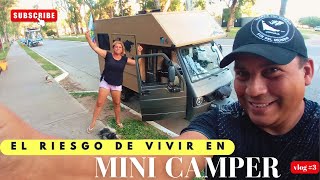 LA REALIDAD  A 1 MES DE VIVIR EN MINI CAMPER  vlog 3 T4- Villa Maria - Van Life TRICICLO