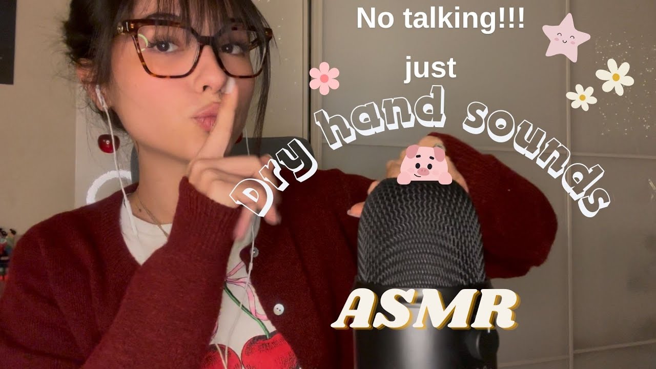 PERFECT BACKGROUND ASMR / No talking just hand sounds for studying, working, gaming etc... ❤️