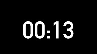 13 seconds countdown timer without alarm