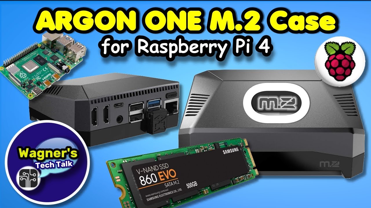 Raspberry Pi 4 Model B M.2 Expansion and M.2 SSD Kits