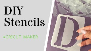 DIY Stencils With The Cricut Maker and Knife Blade