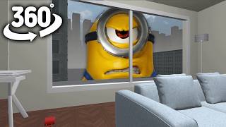 Giant Minion Stuart in the City! | 360° VR Animation