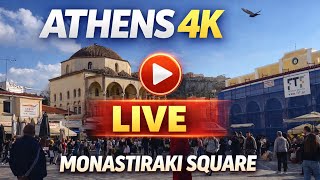 Athens Live Cam 4K 🇬🇷 Monastiraki Square | Real Time Street View Athens screenshot 5