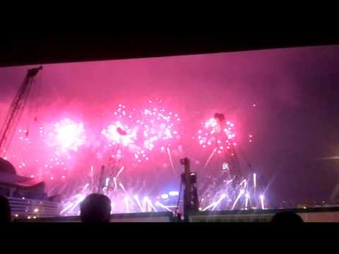 2017年 新年 香港 花火 fire works 2
