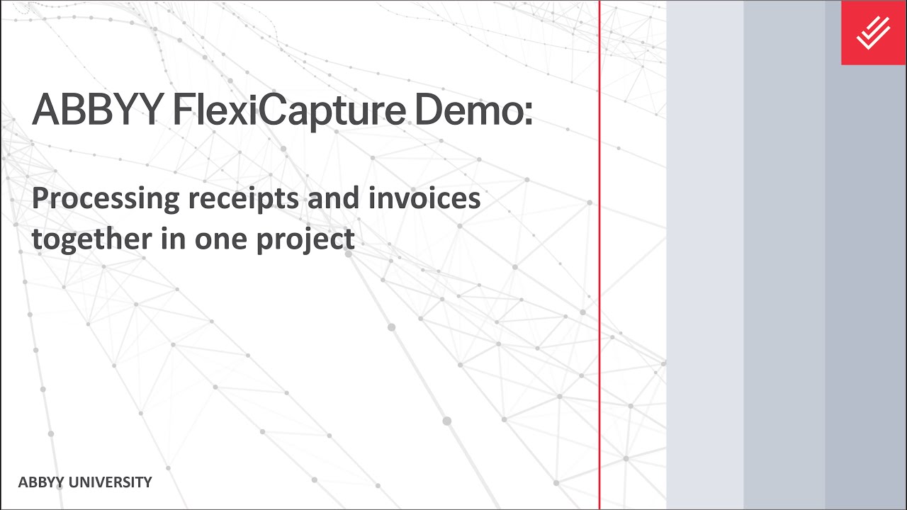 ABBYY FlexiCapture for Invoices - Demo Video 