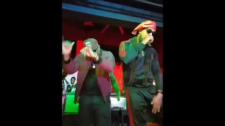 The only Female partying on stage with the Rapper Pastor Troy @Bliss Nightclub