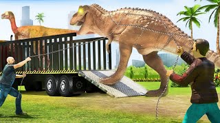 Jurassic Animal Transport Games -  Farm Animal Transport Truck Driving Simulator Android Gameplay #2 screenshot 5