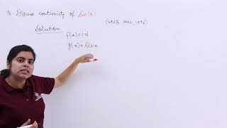 Class 12th – Miscellaneous Problem 3 on Continuity | Tutorials Point