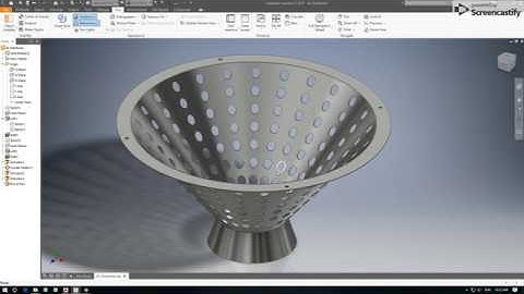 Air Distributor | Cone | Loft Command | for beginner | inventor 3D