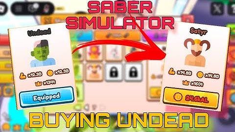 Buying UNDEAD Rank!!! | Saber Simulator