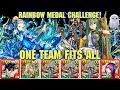 Pad rainbow medal challenge  one shiva dragon team for all mega athena  machine noah descended