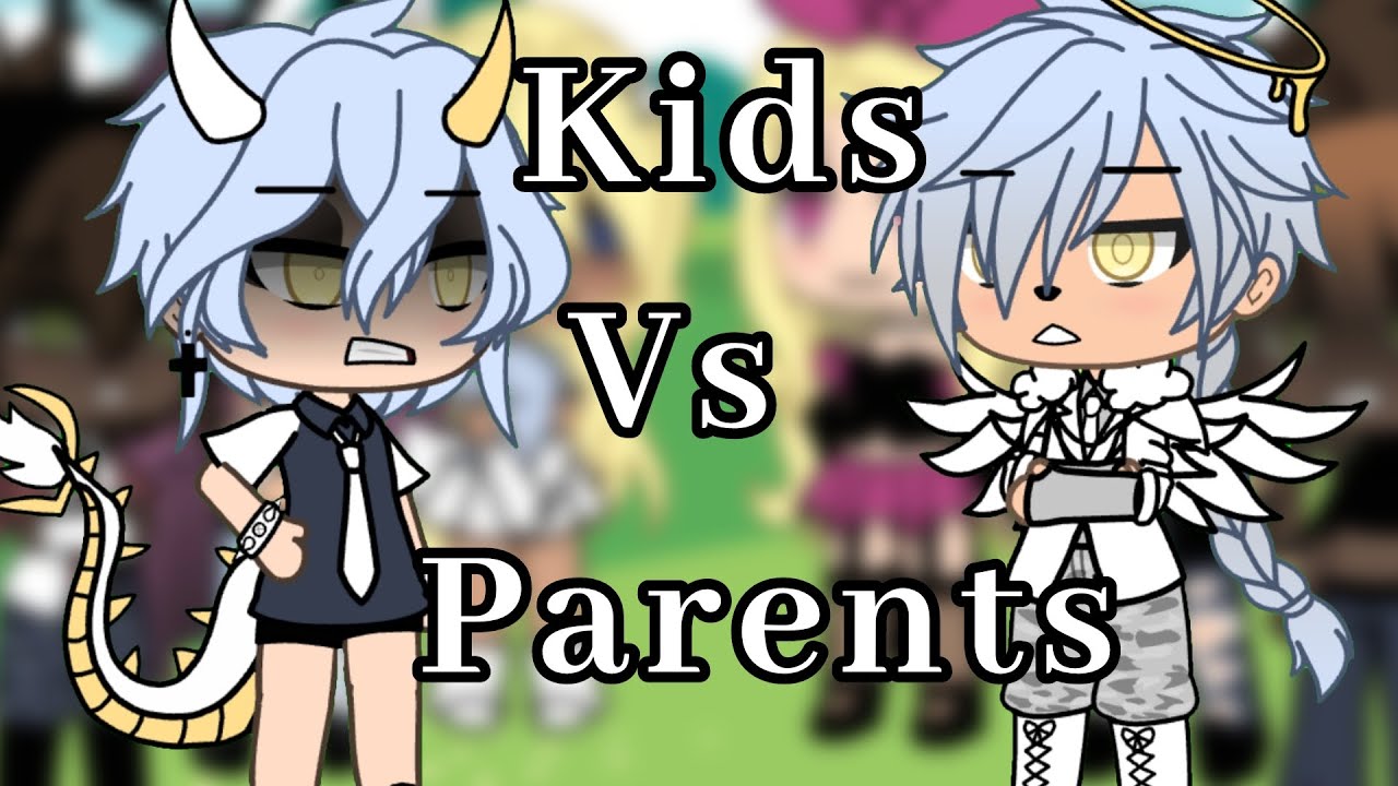 🎵Singing battle kids vs parents🎵(Flash warning⚠️)||Gacha life||{not original}  read. desc.