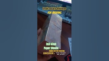 Small,square wedding envelope/#diy #diycrafts #howtodiy #envelope #customizeddesign #diymaking #arts