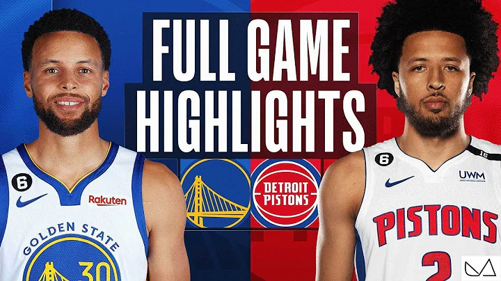金州勇士 vs 底特律活塞 NBA 例行赛 全场精华｜2022-23 赛季｜2022 10/31 - 天天要闻
