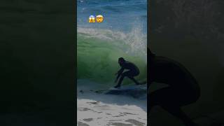 I got Barreled Right In Front of the Rocks #surf #waves #sandiego #wsl #viral