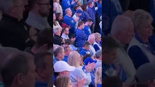 The end of the Kentucky Tennessee game at Rupp Arena