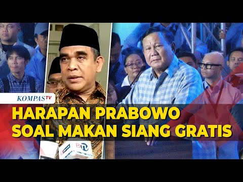 Muzani Ungkap Harapan Prabowo soal Makan Siang Gratis