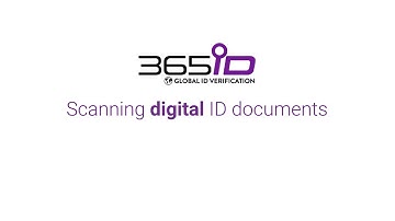 Scan digital ID documents with 365id