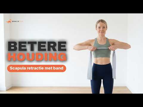 Video: Skapula-Retraktion mit dem Widerstandsband, vorgeführt von Anna, unserer digitalen Physiotherapeutin