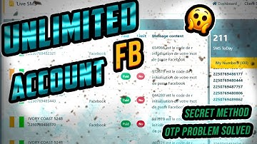 🔥 Ivas Unlimited FB id - Secret Method | Ivas otp Problem Solved ✅