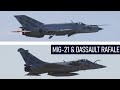 Airvg 2024  mig21  dassault rafale  croatian air force formation flight