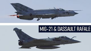 AIRVG 2024 - MiG-21 & Dassault Rafale - Croatian Air Force Formation Flight!