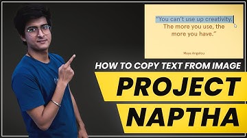 How to Copy Text From Any Images in Windows | Project Naptha chrome extension