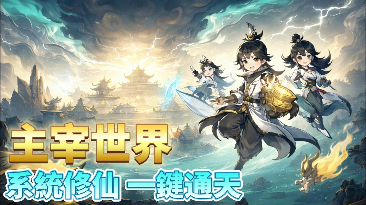 《主宰世界》二次元清新古風仙俠 放置戰鬥 修仙養成 採集資源 自動刷裝煉器 | 收服哪吒、楊戩、孫悟空等上古真靈羈絆 免費400抽與海量簽到福利 夢幻開局！2.5D曲面大地圖探索東方神話奇觀