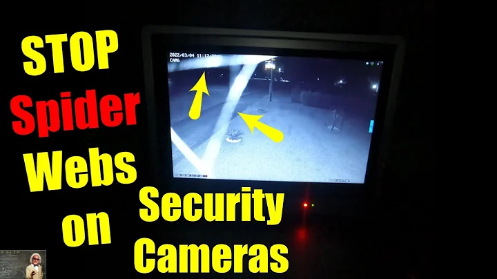 How To KEEP Spider Webs OFF Security Cam Lenses Plus A Quick TIP....EASY AND CHEAP HACK