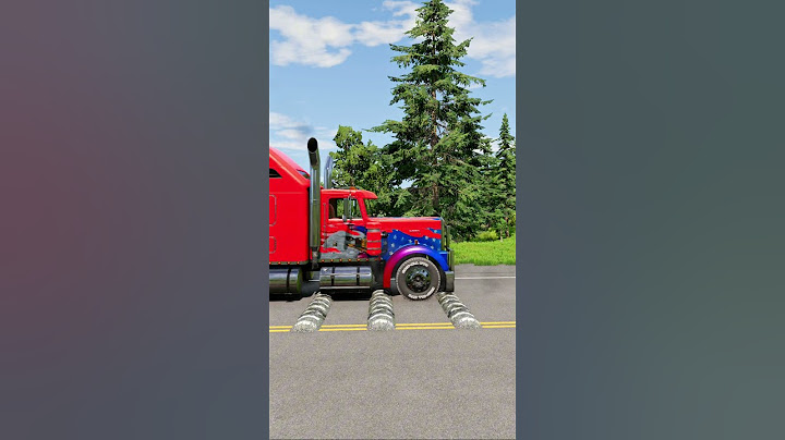 bus and cola truck vs Speed Bumps #shortvideo#beamngdrive #simulation #india #truck #speedbump