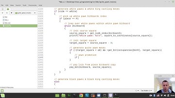 Bitboard CHESS ENGINE in C: generating QUIET PAWN moves