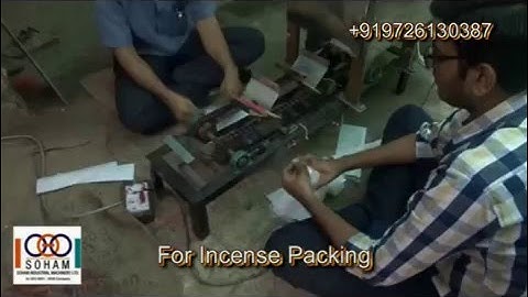 Automatic Agarbatti Counting machine-manual packing